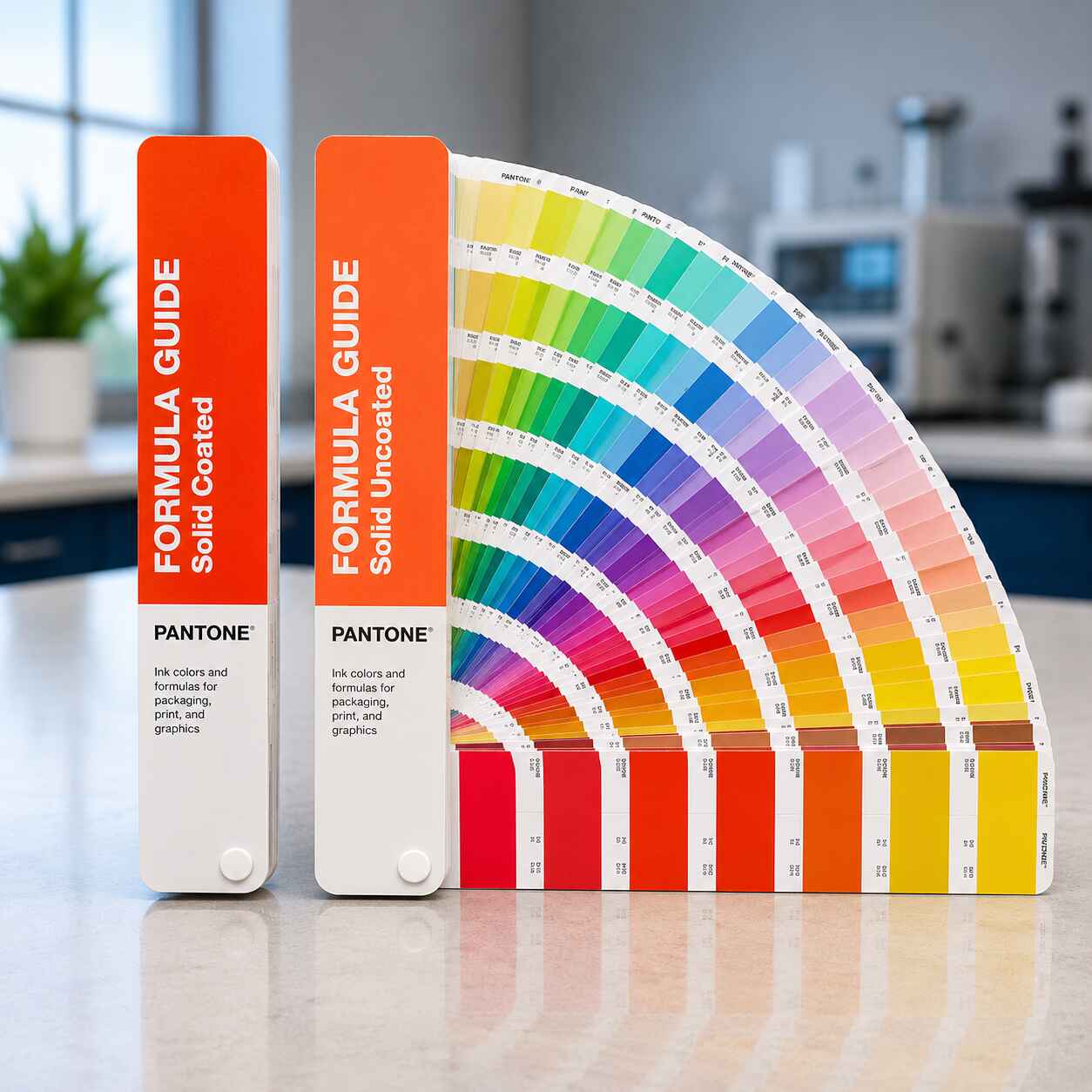 Multicolor Pantone Shade Guide